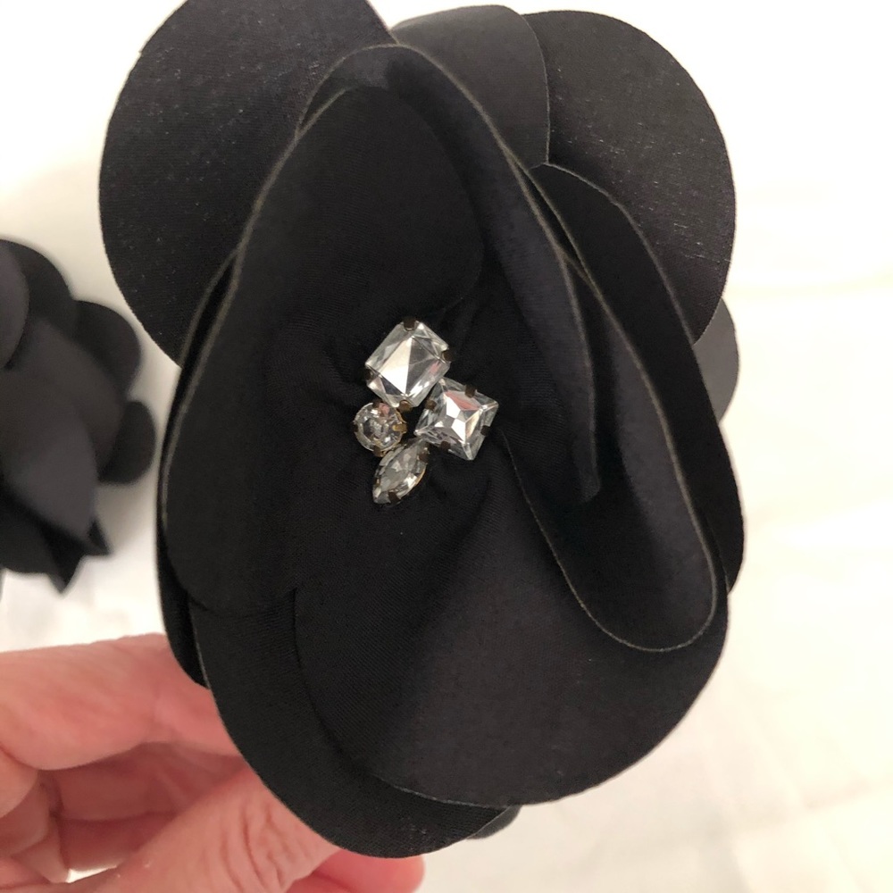 Two black headbands, J Crew Crewcuts